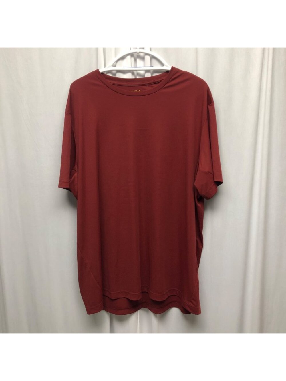 TEK Gear Dry Tek Shirt Mens Size XXL Moisture Wicking Maroon Lightweight Comfy